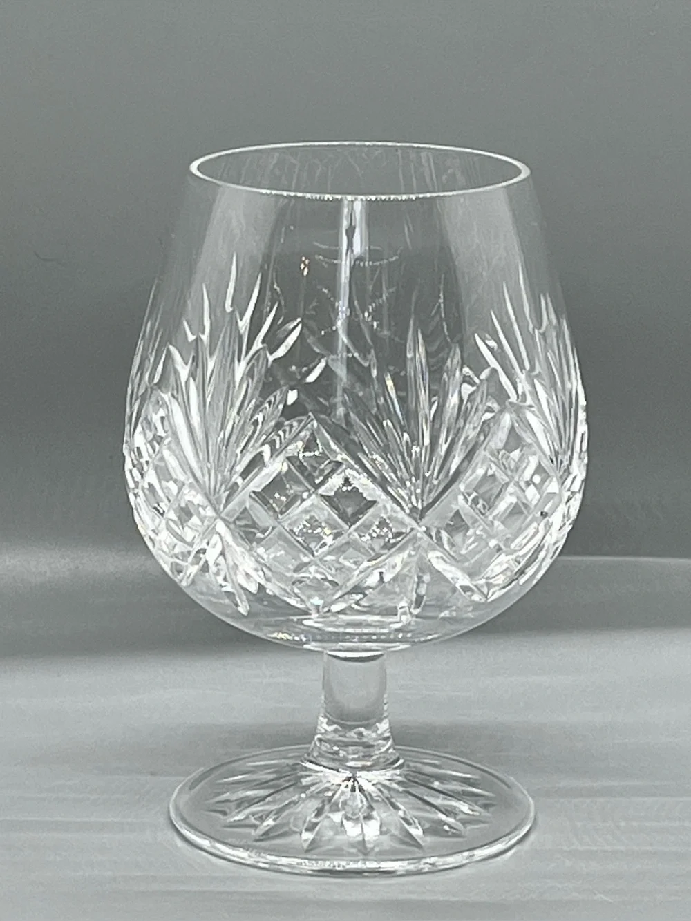 Edinburgh International Crystal Footed Brandy Cognac Snifter Glass 5”